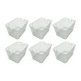 thumbnail image 2 of YBM Home Wire Mesh Stainless Steel Bin Storage Basket for Kitchen 14 x 10 x 9 - 6 Pack, Silver, 2 of 2