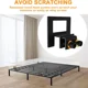 thumbnail image 3 of Non Slip Mattress Gaskets for Metal Bed Frame, Mattress Holder in Place Gripper, Adjustable Mattress Retainer Bar, Keep Mattress from Sliding Gripper, 6 PCS, Black, 3 of 5