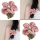 thumbnail image 4 of Stylish Women's Flower Hair Elastic Flower Scrunchies Large Floral Pearls Hair Rope Adds A Touch Of Fashion To Your Look Yellow, 4 of 4