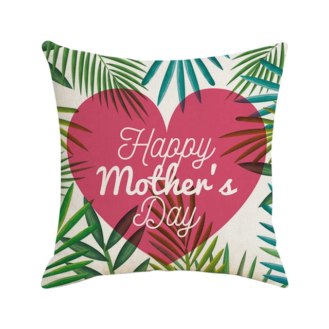 Puntoco Mother'S Day Pillow-Cover Sofa Cover Cushion Cover Custom Home Decoration