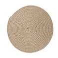 thumbnail image 6 of FUEENIRVA 1 Pc Linen Cup Insulation Pad for Teahouse Dining Table Light Brown, 6 of 8