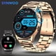 thumbnail image 2 of Reloj Inteligente De Acero Inoxidable Para Hombres, Monitoreo De Frecuencia Cardíaca, Presión Arterial, Oxígeno, Asistente De Voz AI, Reloj De Llamadas BT, Relojes Dorados, Reproducción De Música, IP6, 2 of 4