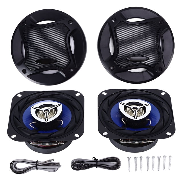 Woofer de audio para automóvil de 2 piezas 280 W 4 ohmios Universal 12 V 91 dB de alta sensibilidad para sistema de sonido automático