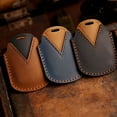 thumbnail image 3 of Car Key Fob Cover Case Protector For Toyota Yaris Car Key Case Fob Cover Genuine Leather Premium, 3 of 24