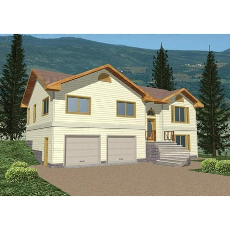 001-3024: Craftsman Garage apartment 4 Bed, 3 Bath Luxury Home Plan, 2070 Sq Ft: Full Blueprints with License to Build by Home Plan Marketplace - Lesuto