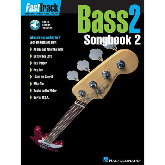 Fast Track (Hal Leonard): Fasttrack Bass Songbook 2 - Level 2 Book/Online Audio (Paperback)