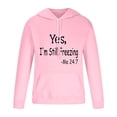 thumbnail image 3 of CIAKGIAF Hoodies for Men Letter Print Long Sleeve Pullover Hooded Sweatshirt,Kangaroo Pocket Sports Drawstring Hoodies, 3 of 4