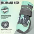 thumbnail image 2 of AUTOWT Breathable Dog Boots, 4PCS with Reflective Strip, Paw Protector Fits All Sizes, 2 of 8
