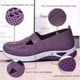 thumbnail image 6 of NOKIO Women's Comfortable Working Nurse Shoes Non-Slip Adjustable Breathable Walking Fitness Casual Nursing Orthotic Lightweight Shoes Women's Woven Orthopedic Breathable Soft Shoes, 6 of 8