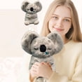thumbnail image 3 of Sioweci Baby Koala Plush Sensory Toy Anxiety Relief Stuffed Animal 5-Speed Breathing Light and Moving Ears Machine Washable Doll with Soothing Music (Grey), 3 of 13