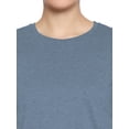 thumbnail image 5 of eloria Women's T-Shirt Round Neck Solid Color Plain Half Sleeve T-Shirt Color: Grey | Size: XS, 5 of 7