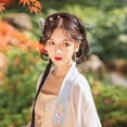 thumbnail image 3 of Horquilla de pelo antigua con placa de ácido acético, accesorio para el cabello moderno para uso diario, Hanfu, Cheongsam, accesorios para la cabeza con forma de bola, 3 of 5