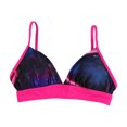 thumbnail image 1 of Reebok Womens Plunge Bikini Swim Top, Pink, Medium, 1 of 2