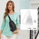 thumbnail image 2 of Bolso bandolera INICAT de piel, bolso de pecho, negro, 2 of 7