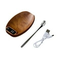 thumbnail image 4 of Báscula digital de cocina, báscula para alimentos, práctica, multifuncional, recargable, para café Marrón, 4 of 9