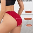 thumbnail image 7 of SCSAlgin Women's Bikini Panties Cotton Underwear Plus Size High Cut String Ladies Cheeky, 7 of 7