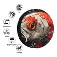 thumbnail image 4 of Pofeuu Abstract Red Koi Fish Art Print Spare Tire Wheel Cover for Car Truck SUV Camper Universal Fit Spare Tire Cover RV Spare Tire Covers-14 inch, 4 of 6