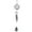 B, variante sur Carillon Éolien de Sculpture de Jardin - Cour Extérieure Élégante avec Quatre Options de Motifs pour Offrir