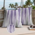 thumbnail image 3 of Purple Gray Outdoor Pillow Covers 18x18 Set of 2,Waterproof Patio Throw Pillowcase Protectors,Vintage Country Abstract Gradient Aesthetic Decorative Pillow Shams Cushion Covers for Seat Bed Couch, 3 of 8