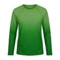 thumbnail image 2 of Lullu Boys Long Sleeve Rashguard Swimwear Kids Lightweight Gradient Sun Shirt, Size 11-12, 2 of 3