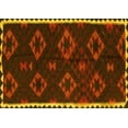 thumbnail image 1 of Ahgly Company Indoor Rectangle Southwestern Yellow Country Area Rugs, 4' x 6', 1 of 4