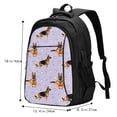 thumbnail image 5 of Balery German Shepherd Dog Print USB Charging Backpack for Men and Women - Water-Resistant, Anti-Theft Laptop Backpack with USB Port for Travel, Work, School, and College, 5 of 7