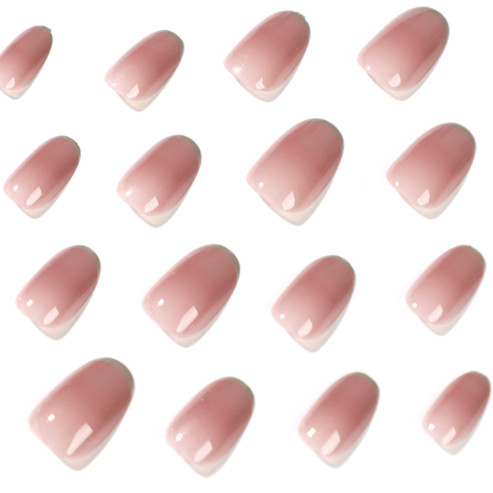 Golden Edge Fake Nails for Women Oderless And EcoFriendly Fake Nails