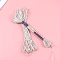 thumbnail image 3 of SHISUYAN 12PCS 8 Meter 12 Strands Metallic Embroidery Thread DIY Portable Household Manual Sewing Thread (Silver), 3 of 8