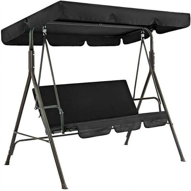 Jinsinto Replacement Canopy for Garden Swing, Replacement Cover, Swing Canopy, Swing Canopy Outdoor Swing Canopy Replacement for 3 Seater Garden Swing(
