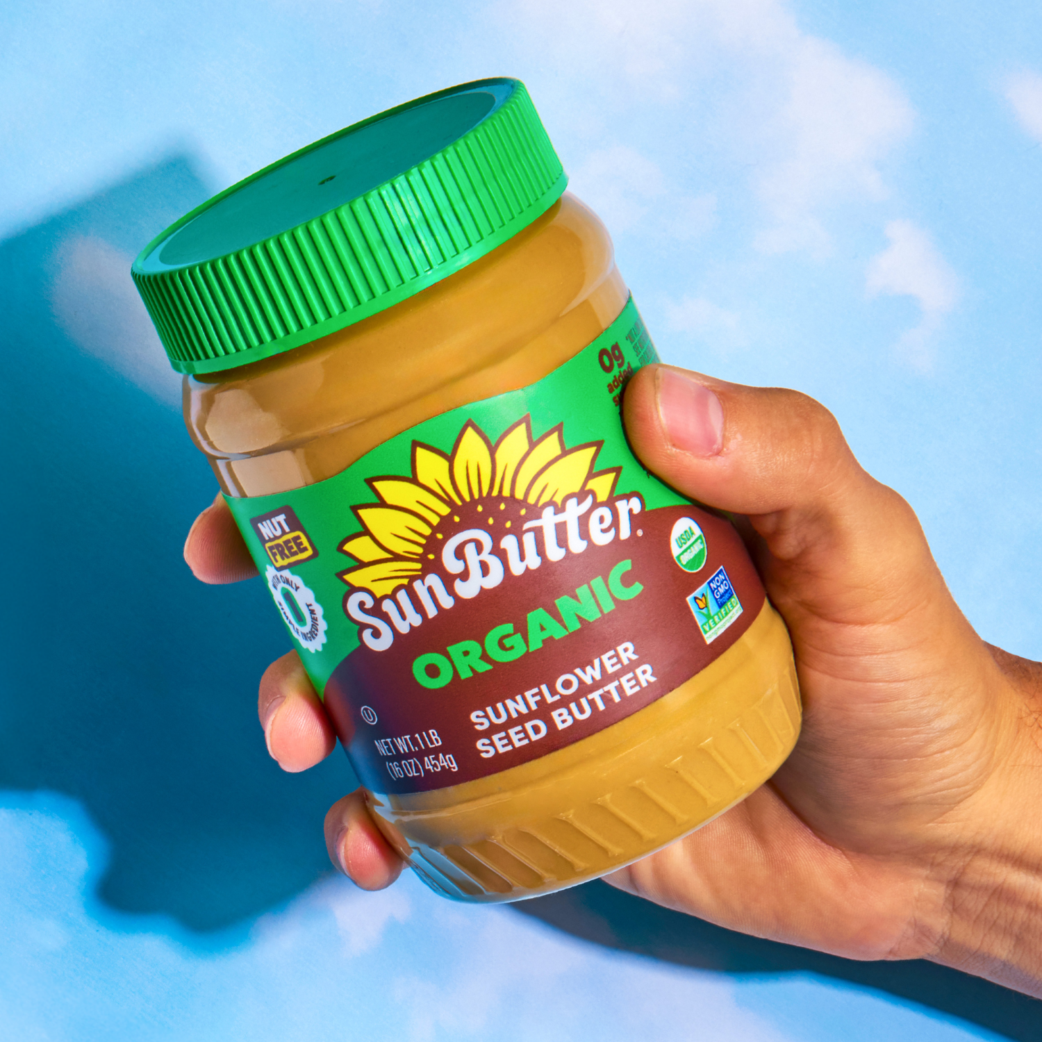(6 pack) SunButter Organic Sunflower Seed Butter 16 oz Jar