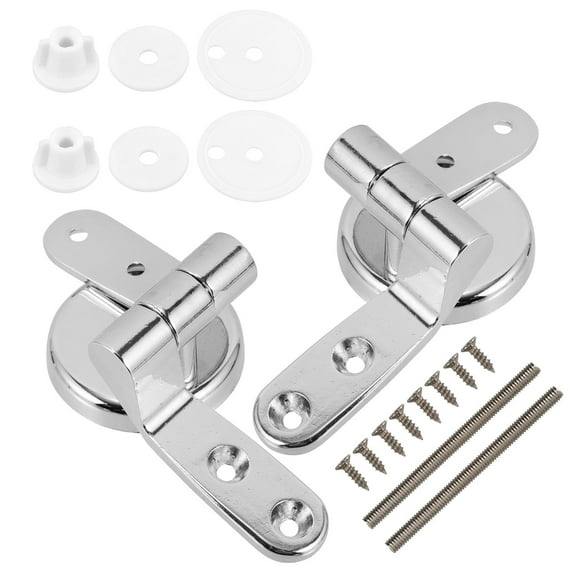 KAKOWELY Toilet Seat Metal Hinges Assorted Color 1 Set for Home