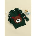 thumbnail image 3 of Gupgi Pull Décontracté de Noël pour Tout-Petits, Col Rond Tricoté, 3 of 8