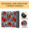 thumbnail image 5 of Flower Kitchen Mat Sets 2 Piece Farmhouse Anti Fatigue Waterproof Stain Resistant Floor Rug Non Slippioneer Woman Kitchen Accessories Laundry Room Rug - 17x29 and 17x47 Inch, 5 of 6