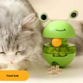 thumbnail image 6 of BESTSKY Cat Treat Dispenser Toy,Pet Slow Feeder Puzzle Ball,Cat Turntable,Cat Track Ball Toy,Frog Tumbler Cat Treat Toy,And Automatic Slow Feeder Ball for Cat and Kitten Training, 6 of 7