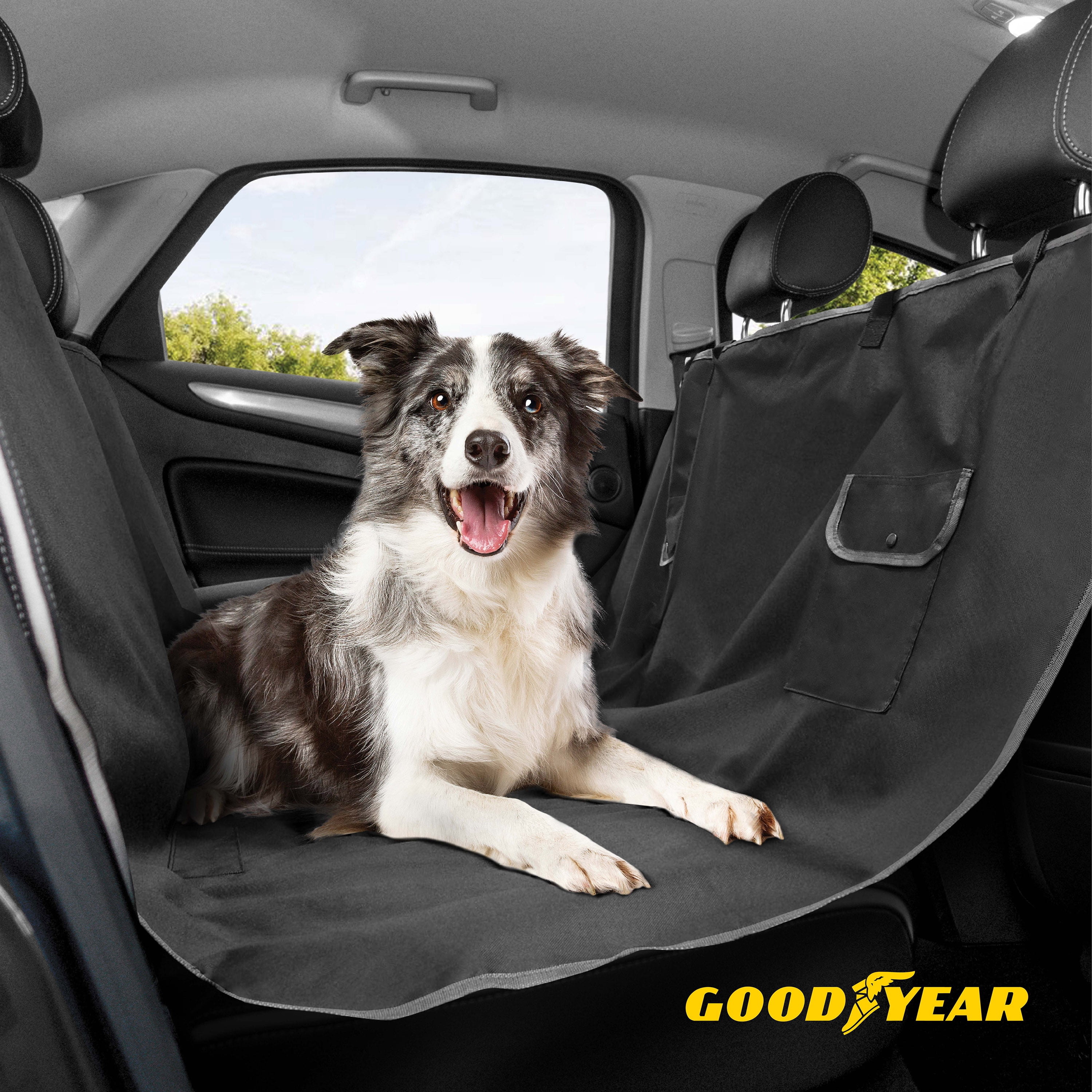 Goodyear Dog Hammock Car Seat Cover, Waterproof Car Seat Protector for