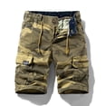thumbnail image 2 of LYMAYTER‌‌ Men Vintage Cargo Shorts Casual Washed Camo Fishing Hiking for Shorts with Multi Pockets 30-40, 2 of 10