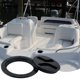 thumbnail image 5 of Speravity Escotilla de inspección de barco Circular ABS a prueba de sol Interior junta tórica sellada preperforada accesorios de placa de cubierta con 6 Bombillas para automóviles Negro Speravity VI001768-01, 5 of 6
