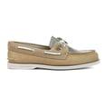 thumbnail image 1 of Sperry Women's Authentic Original Vida Plushwave Silver Metallic Boat Shoes STS86290<span> - </span>7.5, 1 of 1