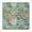 Multicolor Ethnic Floral-1, variant on Multicolor Ethnic Geometric Border Pattern Square Fitted Tablecloth with Elastic Edge,Square Table Cover,Washable Elastic Table Cover for Home Kitchen Party Decor 34"x34"