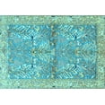 thumbnail image 1 of Ahgly Company Indoor Rectangle Animal Light Blue Traditional Area Rugs, 6' x 9', 1 of 4