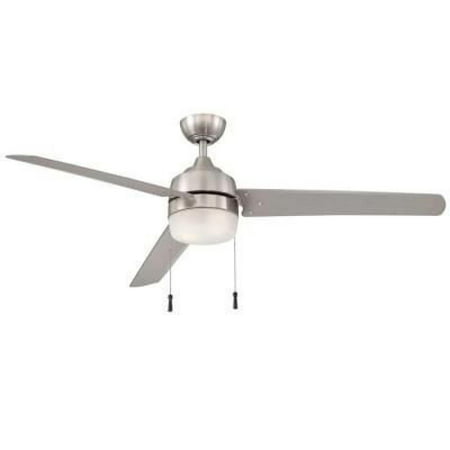 UPC 792145357094 product image for Hampton Bay Carrington 3-Bladed 60-Inch Ceiling Fan, Brushed Nickel | upcitemdb.com