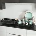thumbnail image 5 of Costway Dish Drying Rack Collapsible 2 Tier Dish Rack and Drainboard Set Kitchen Counter, 5 of 10