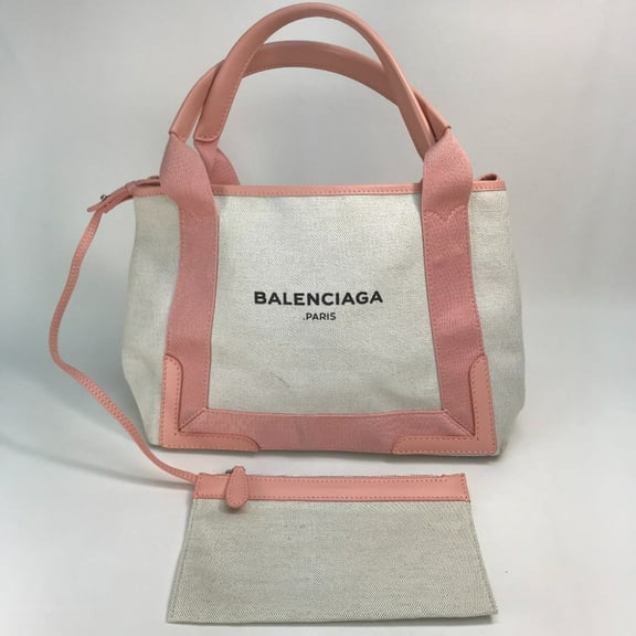 Pre-Owned Balenciaga 339933 Bag Hand Bag Tote Bag Natural /light pink (Good)