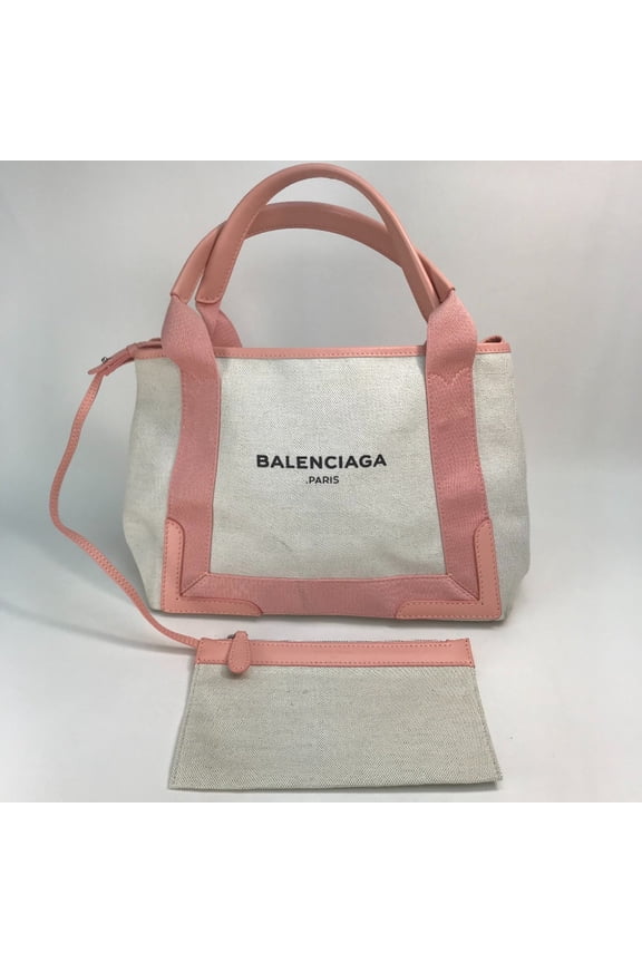 Pre-Owned Balenciaga 339933 Bag Hand Bag Tote Bag Natural /light pink (Good)