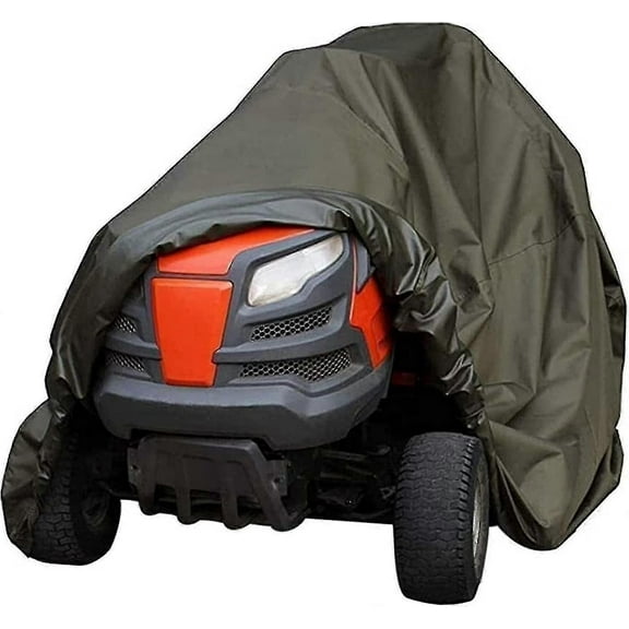 Lawn Mower Cover Waterproof Winter Tarp Lawn Tractor Cover Garden Mower Dust Cover Weather Cover