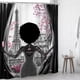 thumbnail image 3 of Cortina de ducha Paris Torre Eiffel African Girl 180x200 cm, 3 of 3