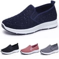 thumbnail image 4 of Espadrilles de Marche pour Femmes à Enfiler Course Légères Chaussures de Tennis Confortables en Maille, 4 of 8