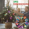 thumbnail image 4 of Kits de llavero navideño DIY con diamantes, s 5D, coloridos para decoración navideña, 10 Uds., 4 of 6