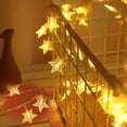 thumbnail image 3 of Guirnaldas de luces navideñas con forma de estrella y copo de nieve de 10 m, 20 m y 30 m para exteriores, para decoración de habitaciones, bodas, fiestas y Año Nuevo, 3 of 5