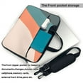 thumbnail image 3 of Colorful Waves Abstract Laptop Bag, 13 inch Laptop or Tablet, Business Casual Laptop Bag, 3 of 8